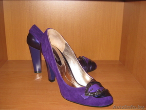 туфли женские фиалетового цвета #215699
