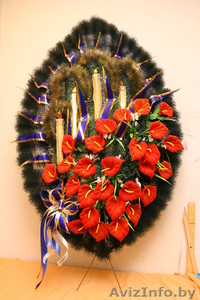 Собственное производство и оптовая продажа ритуальных венков и корзин. #192648