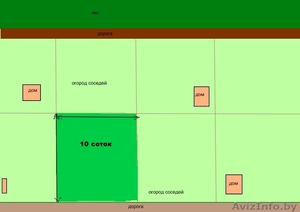 Продается участок 10 соток,  от Минской кольцевой 30 км #204378