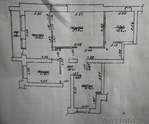 Продам 3-х комнатную квартиру,  без ремонта. #232026