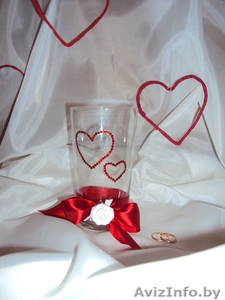 Праздничное оформление бокалов  #260504