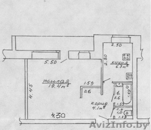 ПРОДАЕТСЯ 1 комн.кв-ра (полуторка) г. М.Горка. #253020