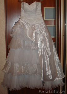 свадебное платье,  модель 2010г,  не дорого. #264338