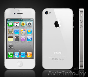 Apple Iphone 4G! (Белый) - New. 2 сим-карты,  сенсорный экран 3, 4. Гарантия 36мес #252244