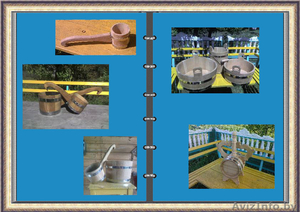 Ремесленник изготовит бондарную посуду.  #297807