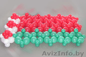 Надписи из воздушных шаров для городских праздников #300679