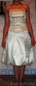 Вечернее платье цвет фисташка р-р 168-172/42-44,  б/у 1 раз.  #283290