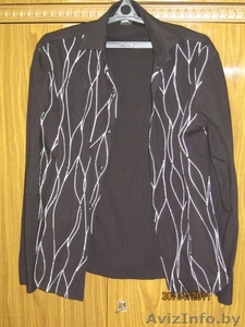 Рубашка черная приталенная,   размер 48 #309550