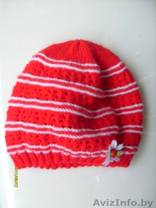 симпатичная шапочка на девочку 2х лет #307065
