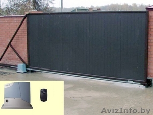 Ворота въездные (откатные) автоматикой NICE ROBUS,    #335876