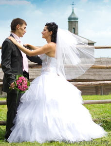 Продам роскошное белое свадебное платье #332982