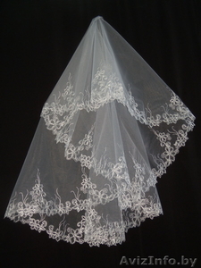 Фата. Вышитая фата. Фата невесты. #310771