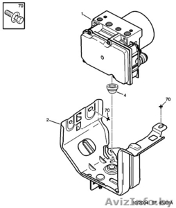 Блок ABS Bosch 8.0 № 9649988280 #323520