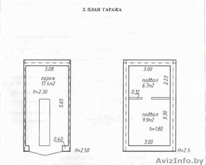 Продам гараж   подвал 17.6 16.6кв.м в ГПК РЫЦАРЬ-3 1 этаж(1994 год постройки)) #321845