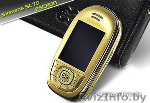 Siemens SL75 Escada Gold, хорошее состояние, стильный дизайн( фирменная сумка для  #326505