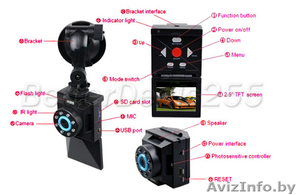 втомобильный видеорегистратор ночного видения  s6000 #368449