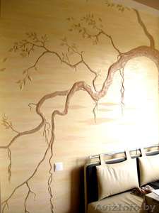 Декоративные штукатурки,   роспись стен #38158