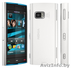Nokia X6 duos на 2сим 2sim java  white #368461