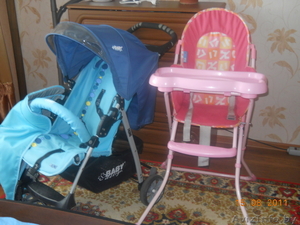коляска,  стульчик для кормления #354457