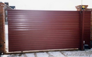 ООО ВИАРКОМ--Ворота въездные (откатные) с автоматикой NICE ROBUS #356598