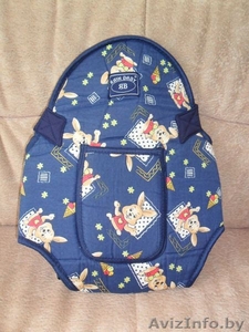 сумка-кенгуру синего цвета #342581