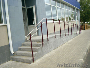 ПАНДУСЫ,  ОГРАЖДЕНИЯ ЛЕСТНИЦ,  БАЛКОНОВ.ПОРУЧНИ ПРИСТЕННЫЕ (НЕРЖАВЕЙКА,  ПОЛИМЕР). #395418