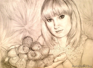 Портреты карандашом под заказ с фотографии #394186