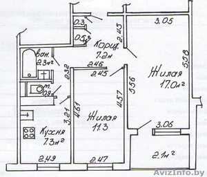 2х комнатная квартира - СУХАРЕВО #385990
