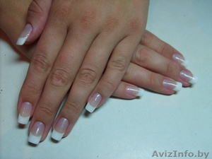 Гелевое наращивание ногтей на формы и на типсы #394169