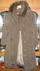 пальто-пуховик на девочку-подростка #405862