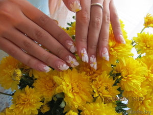 Наращивание ногтей гелем , коррекция #412398