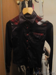 Рубашка атласная  подростковая #396428