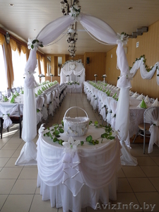 УКРАШЕНИЕ ЗАЛА ДЛЯ СВАДЕБ И ТОРЖЕСТВ #418550