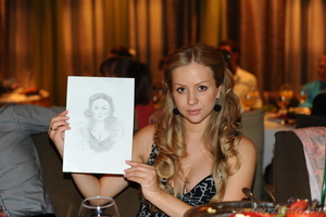 Шаржи,  сюжетный шарж по фотографиям #429225