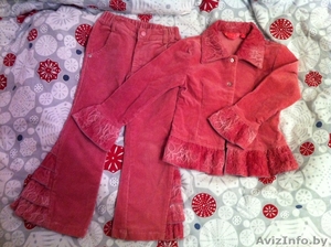 Костюм и брючки на девочку р.98-110 #428692