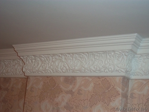 обои, окраска, потолочный плинтус, подготовка поверхности #448634