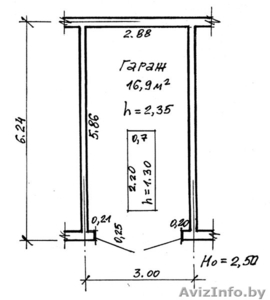 Продам капитальный гараж - ул. Олешева,  22 - 5000 ТОРГ #453800