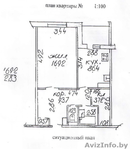 Продам 1 ком. квартиру,  6 микрорайон. #433461