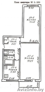 Продам 2х комнатную квартиру в г. Новолукомль (800.000 руб.) #448436