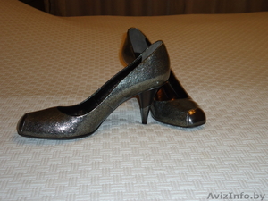 Продам серебристые вечерние ТУФЛИ (Италия). #464244