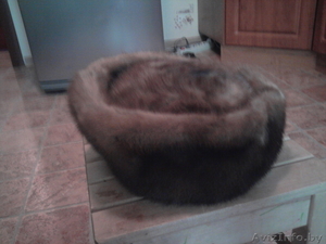 женская норковая шапка. отличное состояние #459123