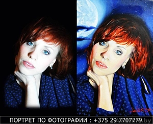 ПОРТРЕТ МАСЛОМ С ФОТОГРАФИИ #460485