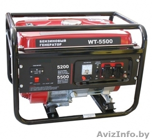 Аренда прокат бензогенератора WATT 5500 на 5кВт нал, безнал. #482085
