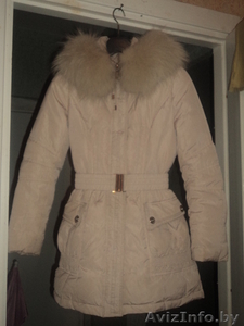 продам пуховик,  цвет бежевый #502218