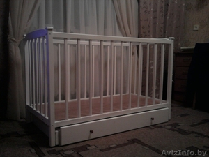 детская кроватка  маятник.. #508332
