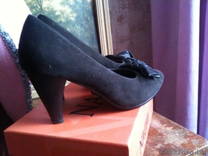 Туфли 37 разм.,  иск.замша,  коричневые #497903