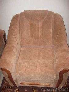 Мягкий диван и два кресла #512906