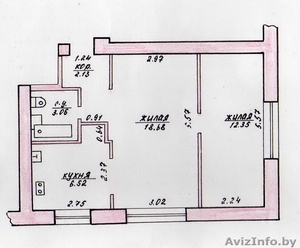 Продаю 2-хкомнатную квартиру по ул. Челюскинцев (Менжинского)  #494226