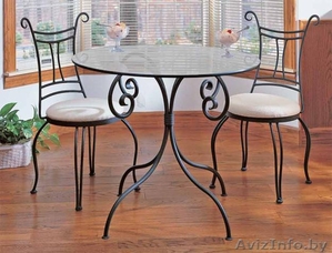 Кованые столы и стулья #539285