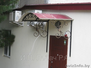  ворота гаражные и въездные,  козырьки,  перила,  котлы банные в сморгони. #556346